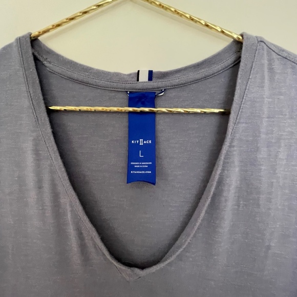 Kit and Ace soft blue T-shirt short sleeve - Picture 2 of 3